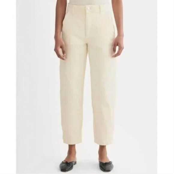 Everlane Cream Women's Barrel Pants 6 - Picture 1 of 13